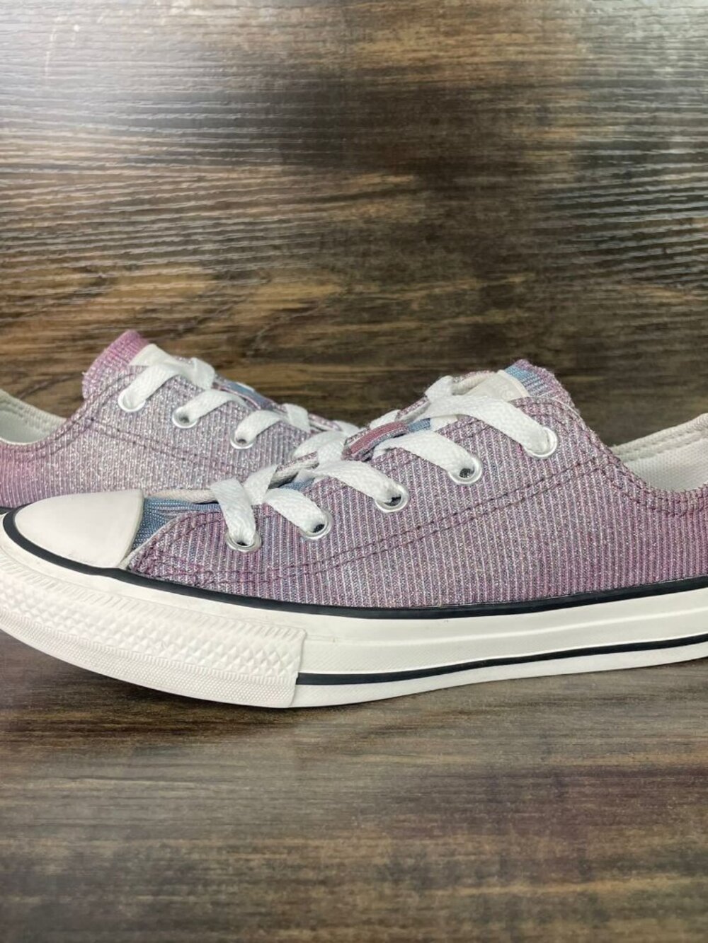 Converse AS Chuck Taylor Low Purple Corduroy Sneakers Junior's Sz US 1 665100F